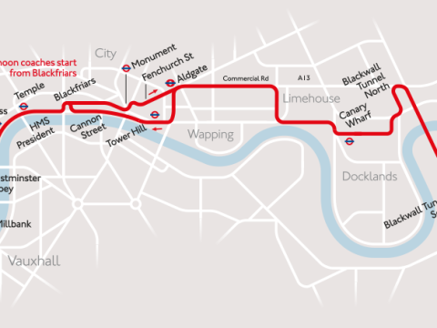 Centaur routes in London